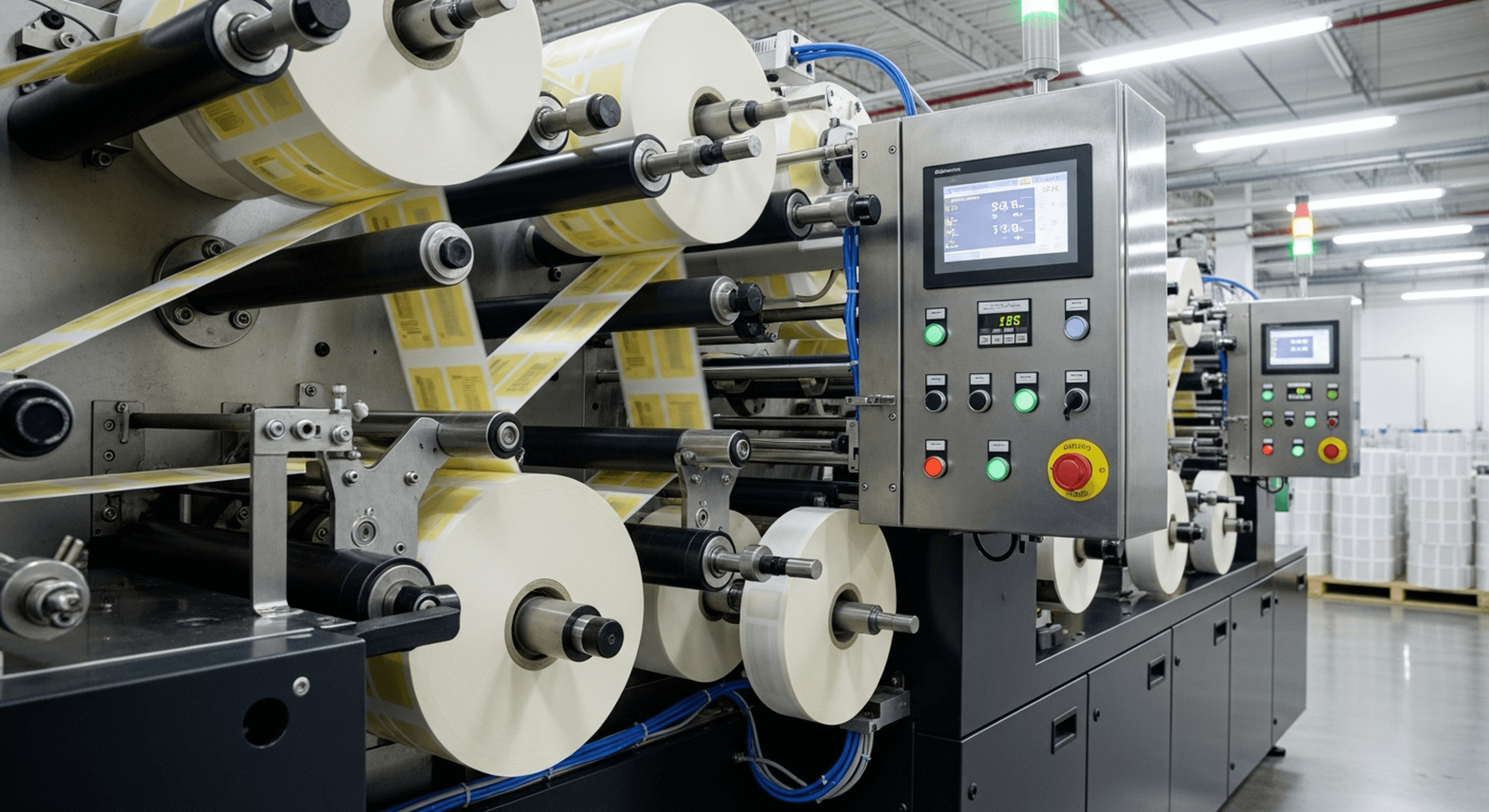 Optimizing linerless label printing with Enbi's precision rubber rollers