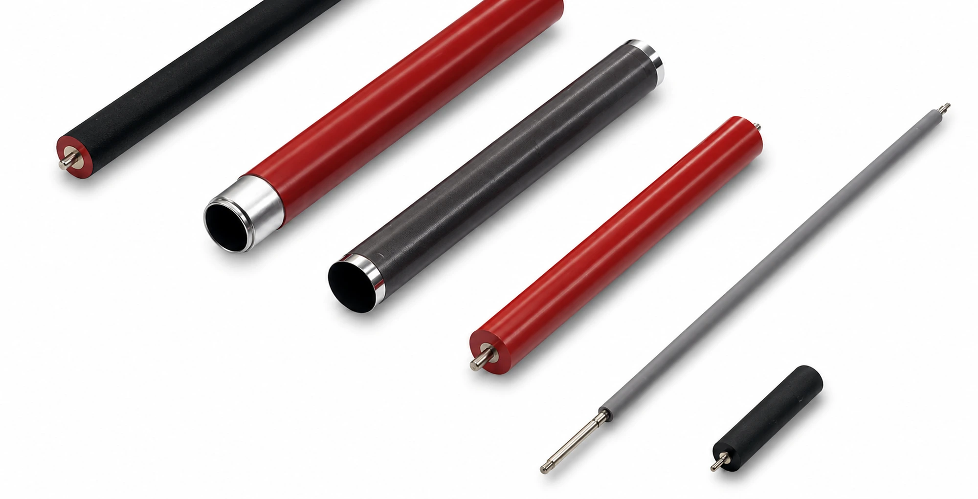 High-temperature fusing roller systems for digital printing