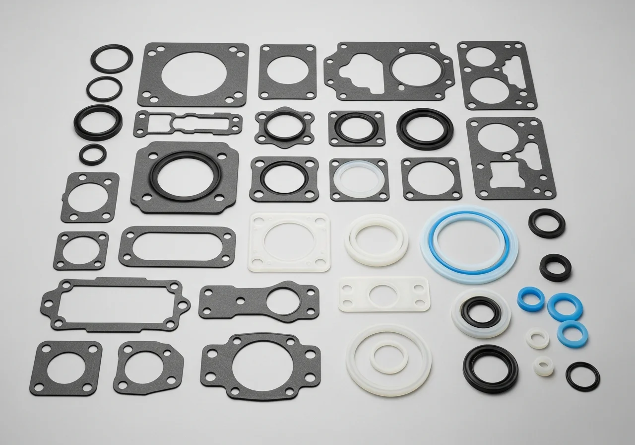 Variety of precision rubber sealing gaskets and silicone seals