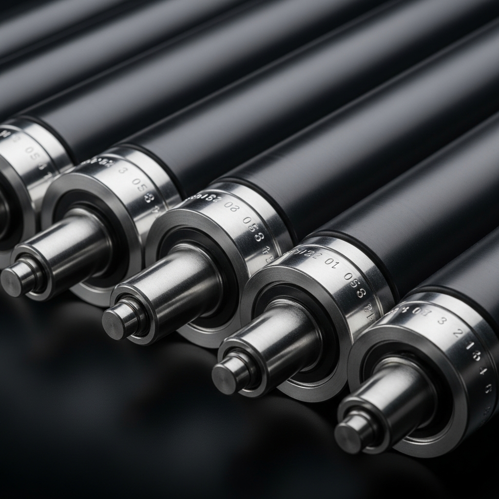 Precision paper transport rollers for ATM systems 